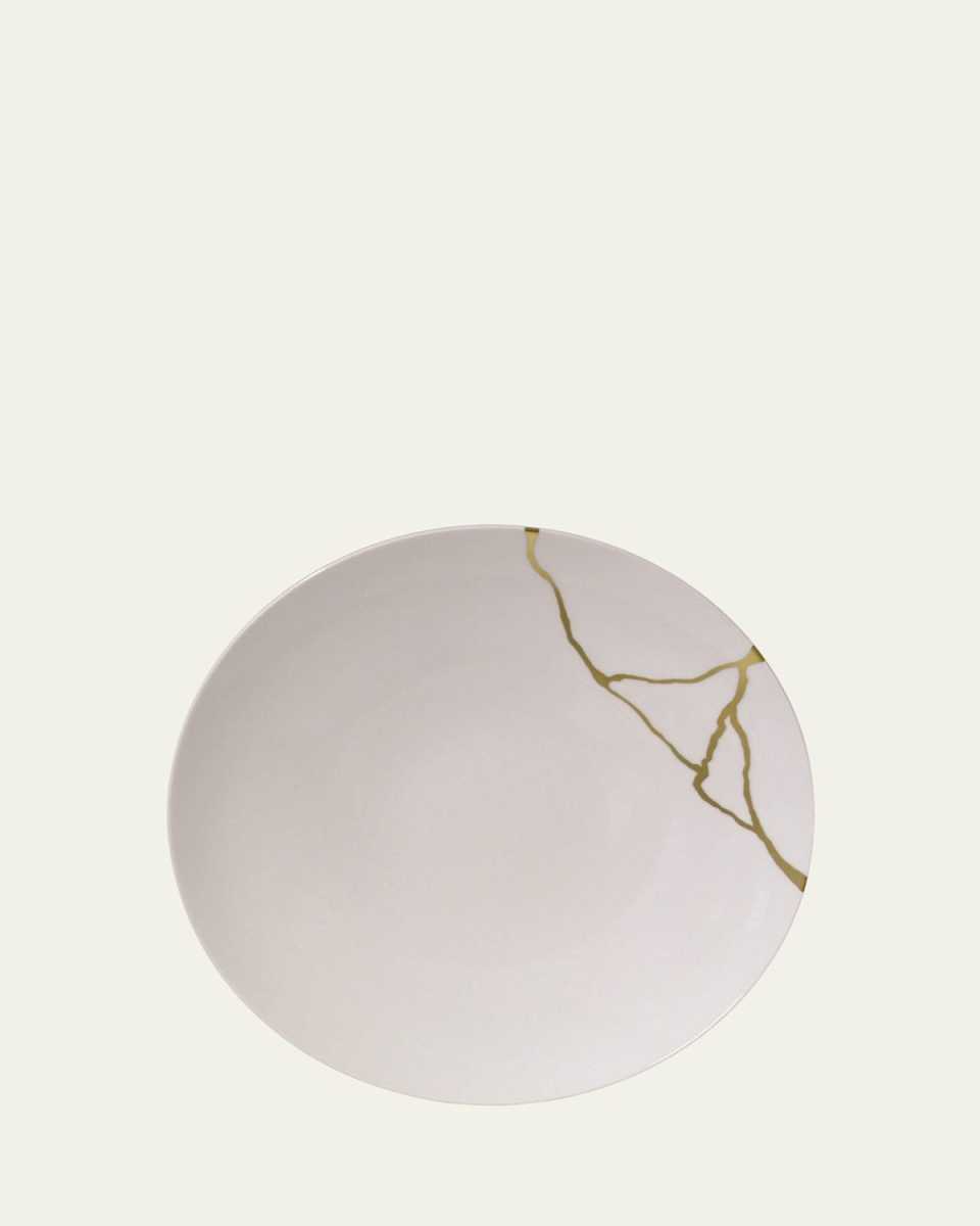 Kintsugi Coupe Dinner Plate, 10.6"